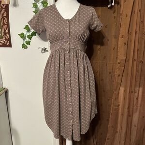 Kate Quinn Brown Midi Dress